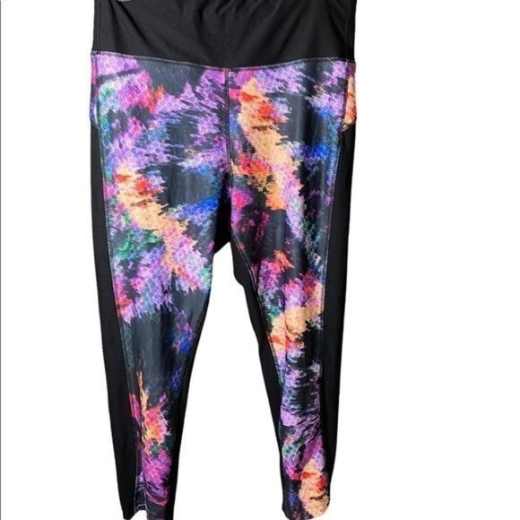 Energy Zone Pants - WOMEN'S EnergyZone NWT Garden Party Capri Leggings Size Large